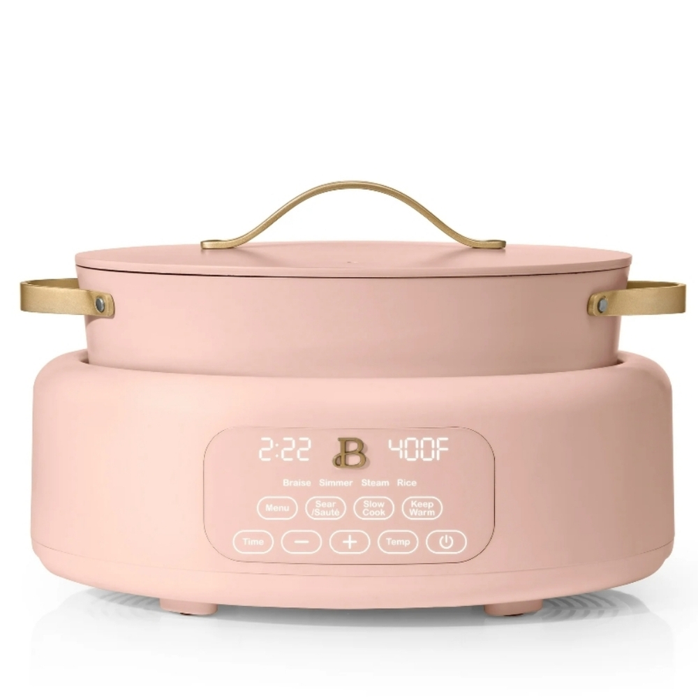 💕 New Beautiful Pink Electric Digital Slow Cooker 6Qt  Capacity